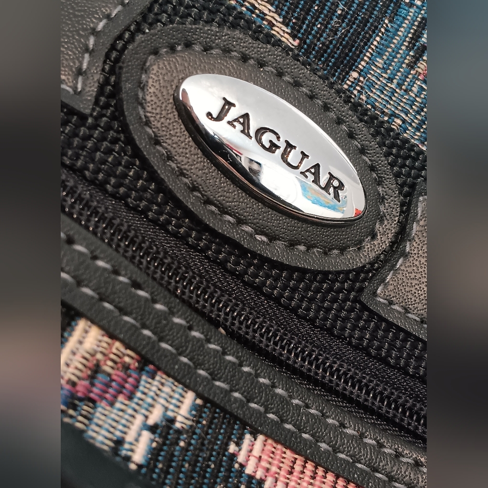 Vintage Jaguar Tapestry Luggage